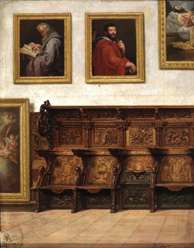 Studio di sedie da coro da Miguel Jadraque y Sánchez